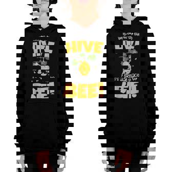Bee Bee Bee Theme Back To School For Teachers Welcome To The Hive V4 Youth Hoodie - Monsterry