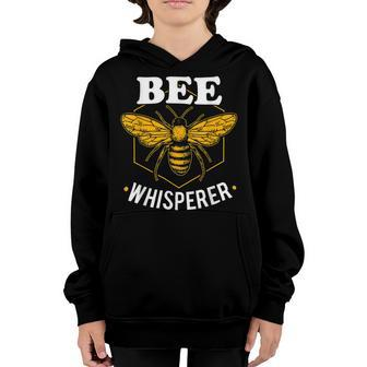 Bee Bee Bee Whisperer - Funny Beekeeping & Beekeeper Youth Hoodie - Monsterry
