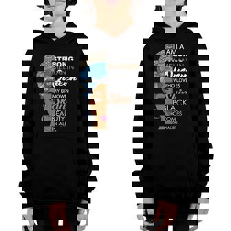 Black Girl Magic I Am Black History Month Afro Melanin Queen Youth Hoodie | Mazezy