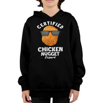 Chicken Chicken Certified Chicken Nugget Expert - Funny Chicken Nuggets Youth Hoodie - Monsterry