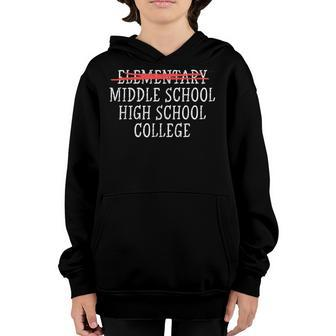 Class Of 2022 Elementary Middle School Funny Graduation Youth Hoodie - Seseable