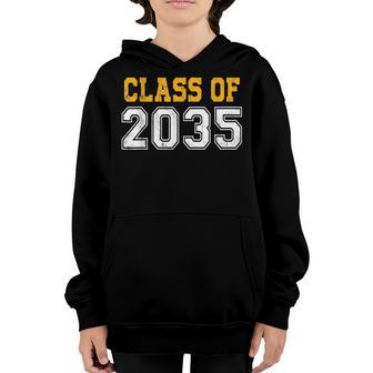 Class Of 2035 Grow With Me - Senior 2035 Graduation Youth Hoodie | Mazezy