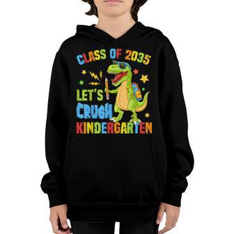 Class Of 2035 Lets Crush Kindergarten Back To School Boys Youth Hoodie | Mazezy