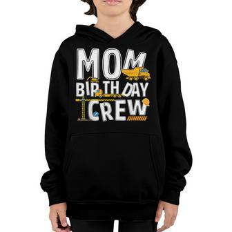 Construction Mom Birthday Crew Party Worker Mom Youth Hoodie | Seseable CA