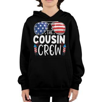 Cousin Crew 4Th Of July American Family Matching Youth Hoodie - Seseable