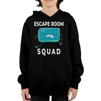 Escape Room Squad Matching Game Gift Youth Hoodie | Mazezy