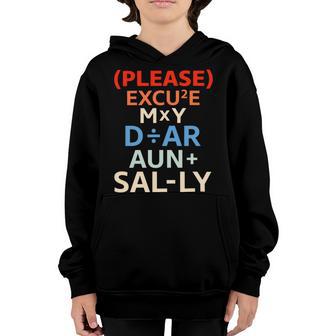 Funny Please Excuse My Dear Aunt Sally Lovers Math Youth Hoodie | Favorety