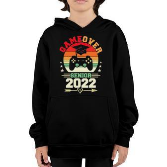 Game Over Class Of 2022 Senior Video Games Graduation Gamer Youth Hoodie | Mazezy