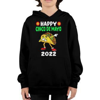Happy Cinco De Mayo 2022 Cute Taco Mexican Kids Toddler Boys Youth Hoodie | Mazezy