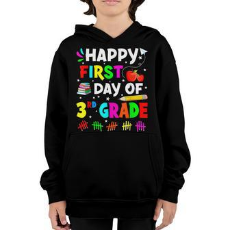 Happy First Day Of School 3Rd Grade For Boy Kid Girl Student Youth Hoodie - Seseable