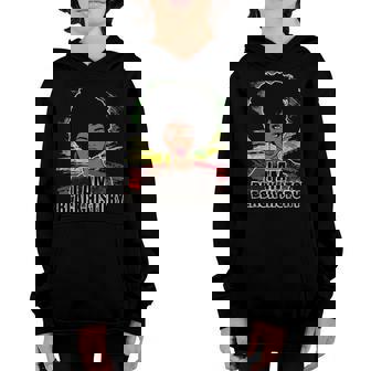 I Am Black History Woman Afro American Beautiful Girl Youth Hoodie | Mazezy