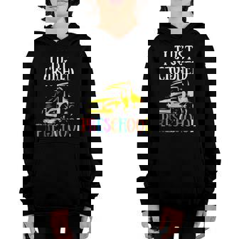 I Just Crushed Preschool Funny Pre K Gift Graduation Youth Hoodie | Mazezy