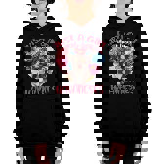 Just A Girl Who Loves Havaneses Flower Heart Youth Hoodie - Monsterry