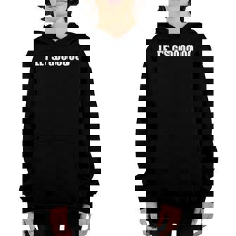 Lets Go - Funny Gamer Team Sports E-Sports Online Battle Youth Hoodie | Mazezy