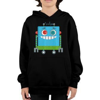 Lily And Emma By Eggroll Games Denki The Robot Youth Hoodie | Mazezy