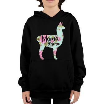 Mama Llama Floral Youth Hoodie | Favorety