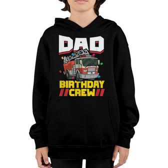 Mens Fire Truck Firefighter Party Dad Birthday Crew Youth Hoodie - Seseable
