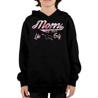 Mom Est 2022 Luke Emily Rainbow Youth Hoodie | Favorety UK