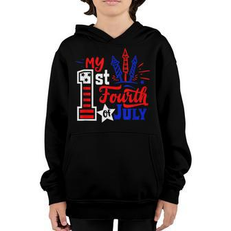 My First 4Th Of July V2 Youth Hoodie - Seseable