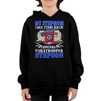 My Stepmom Has Your Back Proud Army 679 Shirt Youth Hoodie | Favorety CA