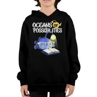 Oceans Of Possibilities Summer Reading 2022 Anglerfish Kids  Youth Hoodie