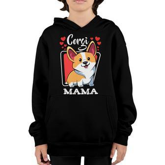 Pembroke Welsh Corgi Mama Puppy Dog Mom Pets Animals Lover V2 Youth Hoodie - Monsterry UK
