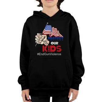 Protect Kids Not Guns End Gun Violence Pray For Texas Uvalde Youth Hoodie | Mazezy