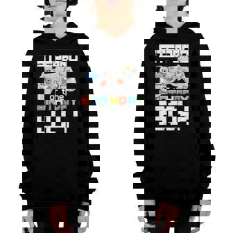 Stepbrother Of The Birthday Boy Matching Video Game Birthday Youth Hoodie | Mazezy
