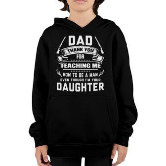 Thanks For Teaching Me How To Be A Man Your Daughter Gun Youth Hoodie | Mazezy