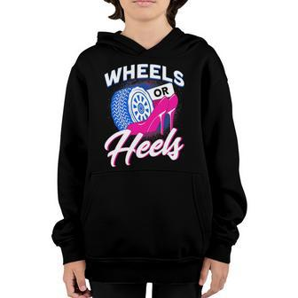 Wheels Or Heels Team Boy Newborn Child Youth Hoodie | Mazezy CA