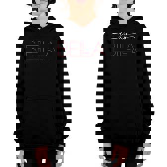 Womens Ciao Bella Graphic For Italian V-Neck Youth Hoodie | Mazezy