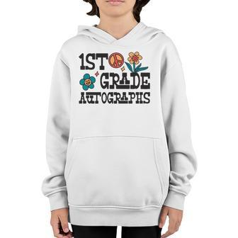 1St Grade Last Day Of School Autograph Youth Hoodie | Mazezy