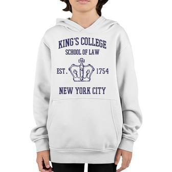 Alexander Hamilton Kings College School Of Law Youth Hoodie | Mazezy