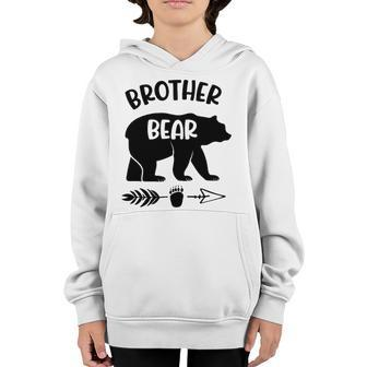 Brother Bear Big Bro Graphics With Bear For Kids Or Toddlers Youth Hoodie | Mazezy