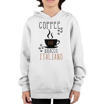 Coffee And Bracco Italiano Youth Hoodie | Favorety AU