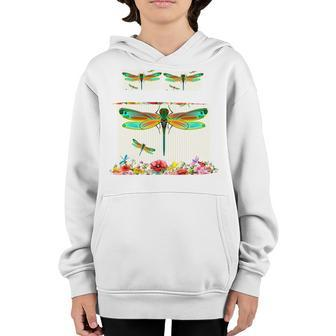 Dragonfly Wallpaper Youth Hoodie - Monsterry