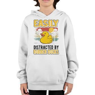 Easily Distracted By Rubber Ducks Duck V2 Youth Hoodie | Favorety AU