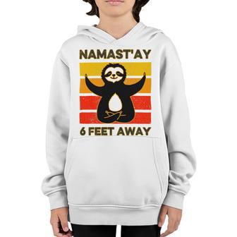 Funny Cute Sloth Yoga Namastay Social 863 Shirt Youth Hoodie | Favorety UK