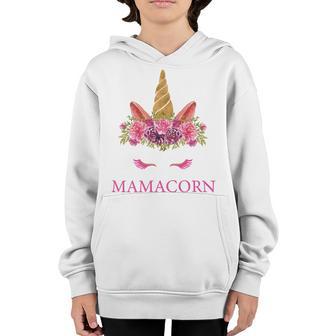 Funny Mamacorn Unicorn Mom Mothers Day Youth Hoodie | Favorety UK