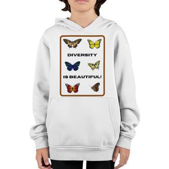 Funny The Butterfly Diversity Is Beatifull Tshirt Youth Hoodie | Favorety CA