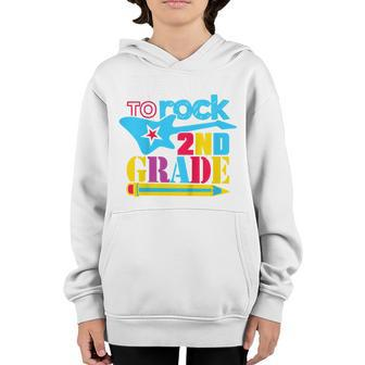 Kids Ready To Rock Second Grade 2Nd Grade Back To School Youth Hoodie - Seseable