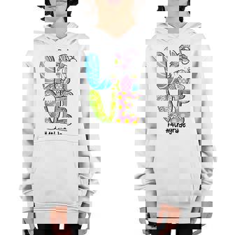 Love Easter 4Th Grade Gnomes Teacher Bunny Happy Easter Day T-Shirt Youth Hoodie - Seseable