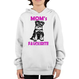 Miniature Schnauzer At Home Moms Favourite Multi Tasking Dog Youth Hoodie | Favorety
