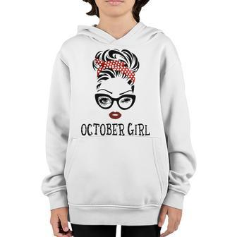 October Girl Gift October Girl V2 Youth Hoodie - Seseable