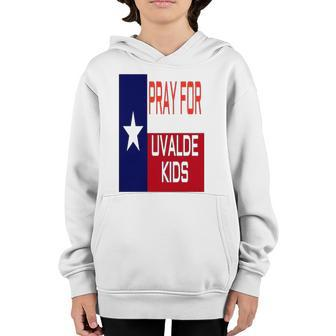 Pray For The Children Of Uvalde Texas Pray For Uvalde Kid Youth Hoodie | Mazezy AU