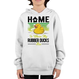 Rubber Duck Home Youth Hoodie | Favorety CA