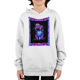 Sloth Watercolor Youth Hoodie - Monsterry