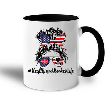 4Th Of July Healthcare Worker Life Nurse Day Cma Cna Funny Accent Mug - Seseable