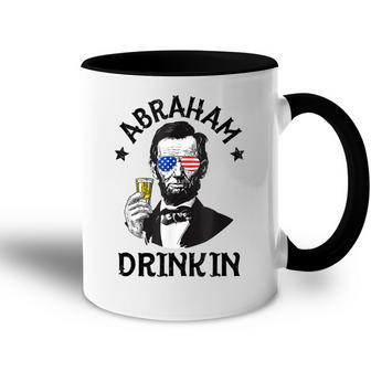 Abraham Lincoln 4Th Of July Drinking Men Women Gift Accent Mug - Seseable