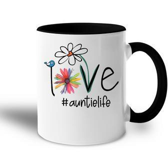 Auntie Gift Idea Auntie Life Accent Mug - Seseable
